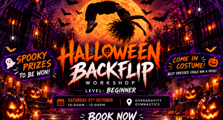 Halloween Backflip Workshop – Beginners, 31 October